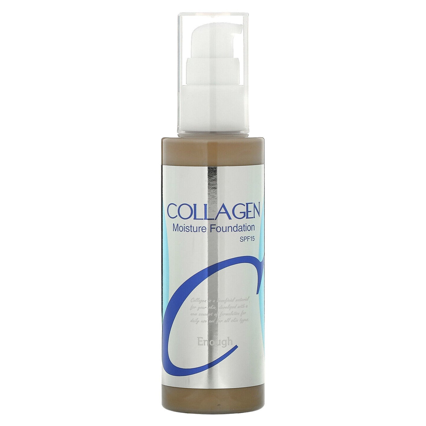 [Enough] Collagen Moisture Foundation, SPF 15, #21, 3.38 Fl oz (100 ml)