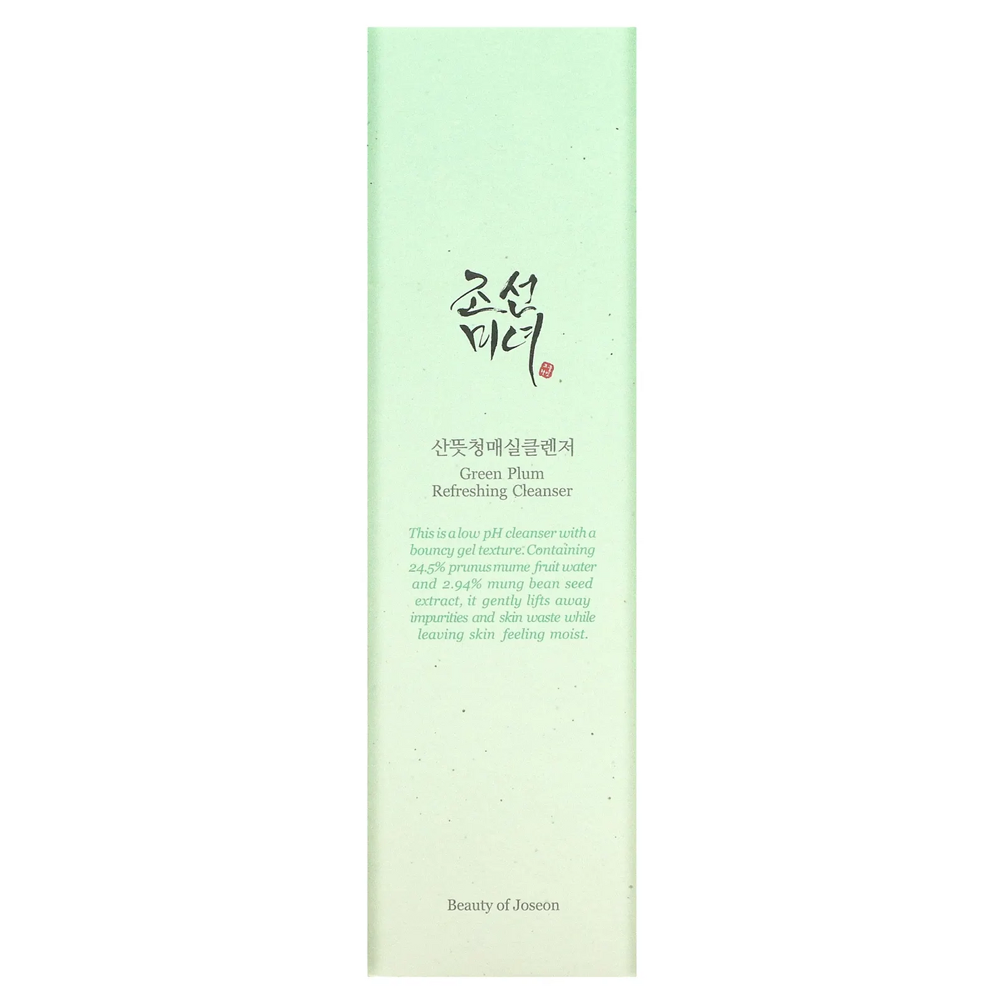 [Beauty of Joseon] Green Plum Refreshing Cleanser, 3.38 Fl oz (100 ml)